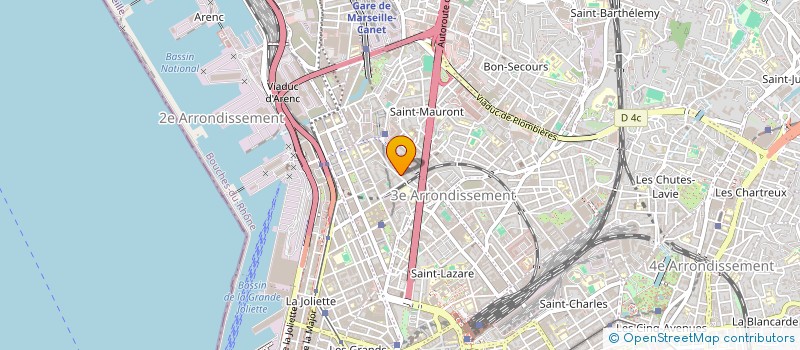 localisation de l'entreprise EGI à MARSEILLE