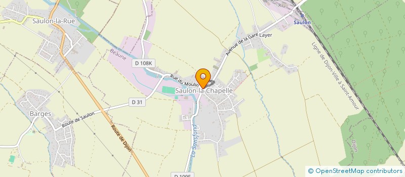 localisation de l'entreprise EGI  SAULON-LA-CHAPELLE