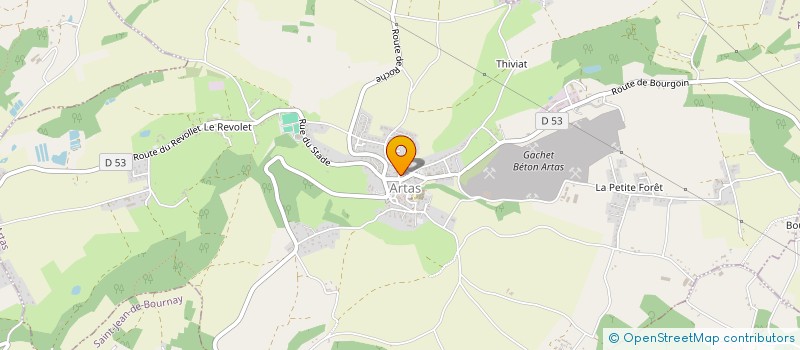 localisation de l'entreprise EGI AMESANO  ARTAS