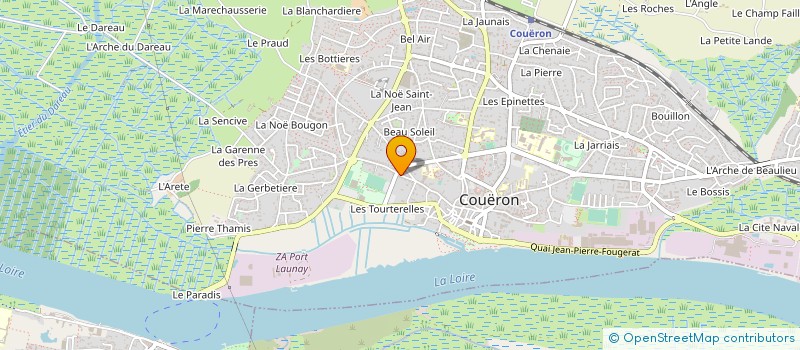 localisation de l'entreprise EGI ETUDES GENERALES IMMOBILIERES à COUERON