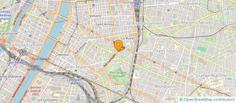 localisation de l'entreprise EGI HOLDING à LYON