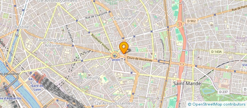 localisation de l'entreprise EGI TRAVAIL TEMPORAIRE  PARIS