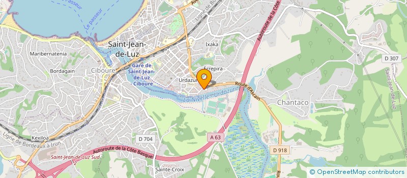 localisation de l'entreprise EGIATEGIA à CIBOURE