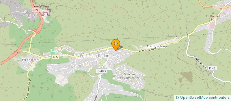 localisation de l'entreprise EGIDE  ENSUES-LA-REDONNE