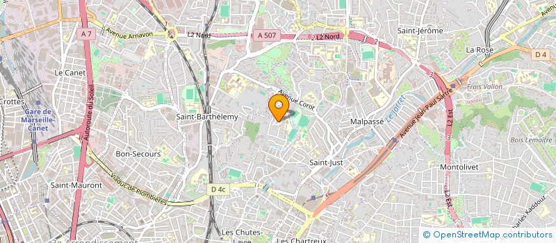 localisation de l'entreprise EGIDE à MARSEILLE