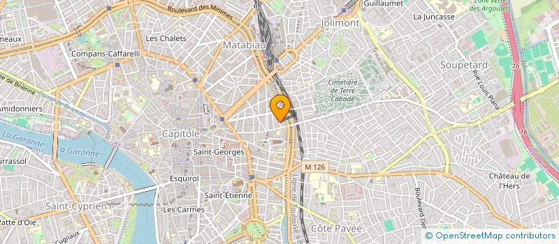 localisation de l'entreprise EGIDE  TOULOUSE