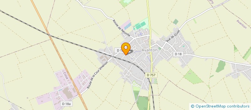 localisation de l'entreprise EGIDE à AVANTON