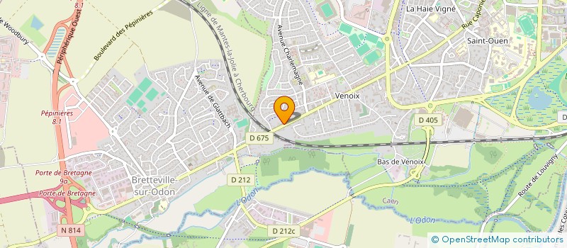 localisation de l'entreprise EGIDE CONCEPT SERVICE BUREAU à CAEN