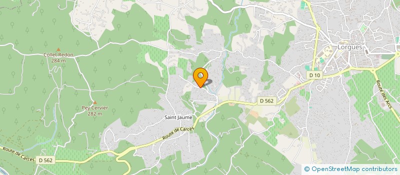 localisation de l'entreprise EGIDE GROUPE ESSOR 3 FK à LORGUES