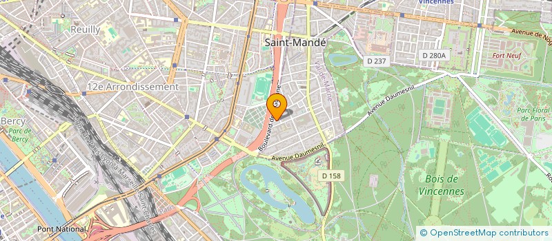 localisation de l'entreprise EGIDE MUSIC à FONTENAY-SOUS-BOIS