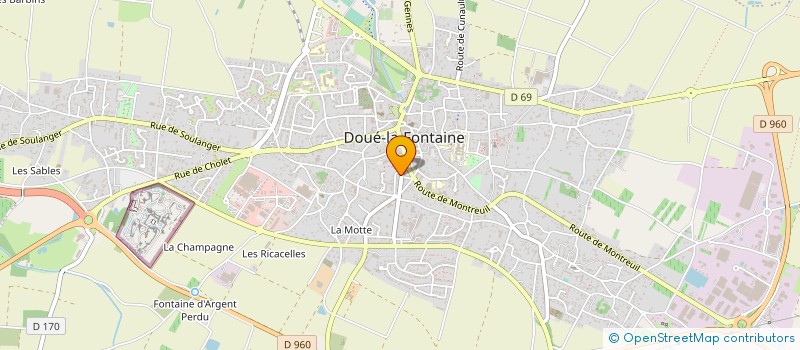 localisation de l'entreprise EGIDE NOTAIRES à DOUE-EN-ANJOU