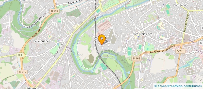 localisation de l'entreprise EGIDE PRO DEFENSE  POITIERS