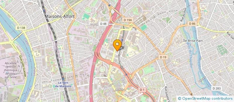 localisation de l'entreprise EGIDIS à AJACCIO