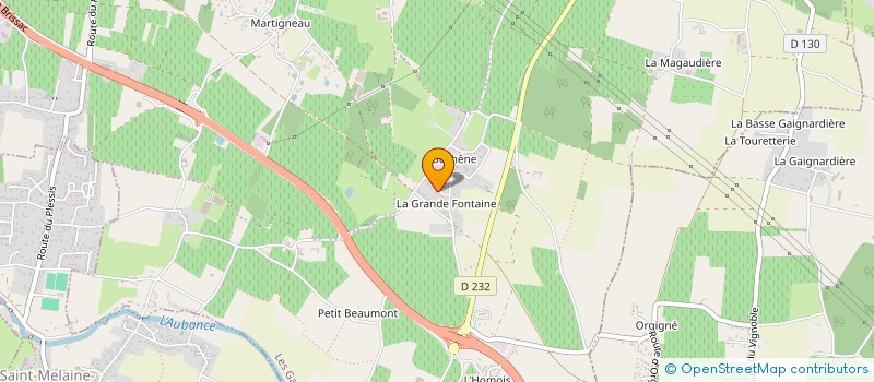 localisation de l'entreprise EGILA 2  LES GARENNES SUR LOIRE