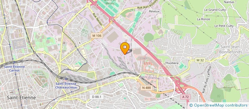 localisation de l'entreprise EGIMMO  SAINT-ETIENNE