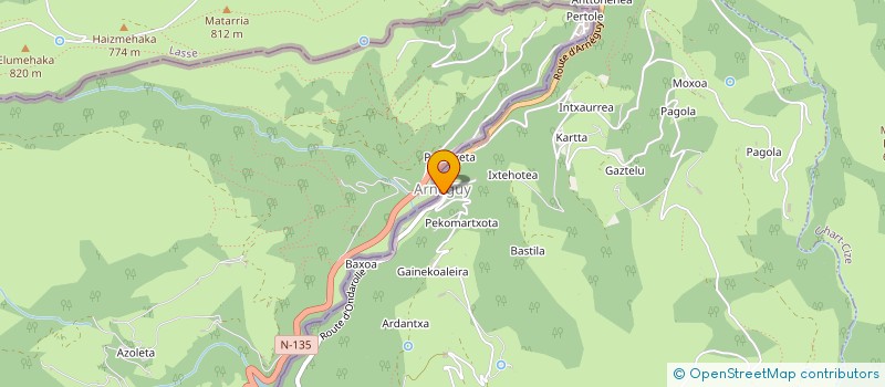 localisation de l'entreprise EGIN  ARNEGUY