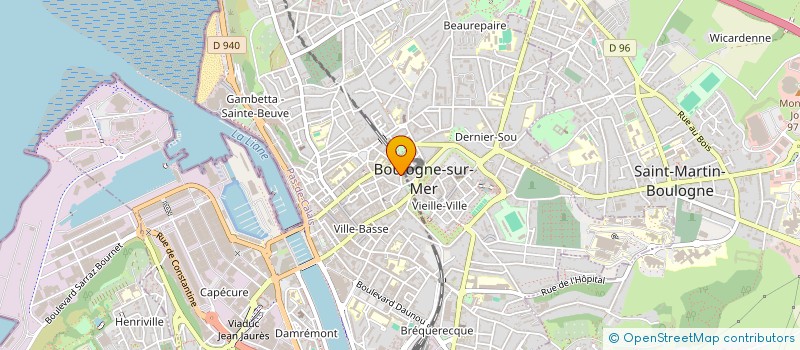 localisation de l'entreprise EGIN  BOULOGNE-SUR-MER