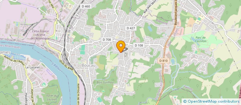 localisation de l'entreprise EGIN CONSULTING  BOUCAU