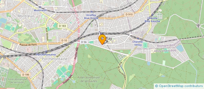 localisation de l'entreprise EGINARD & CHOPARD TROISPAR3CONSEILS  VIROFLAY