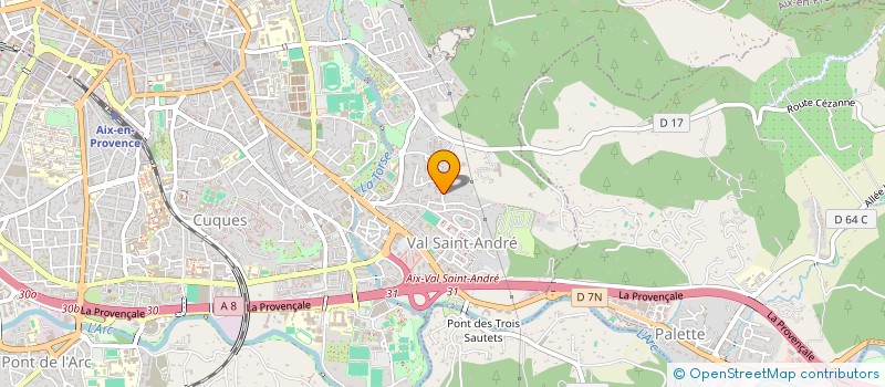 localisation de l'entreprise EGINE  AIX-EN-PROVENCE