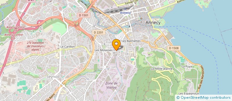 localisation de l'entreprise EGIR ANNECY à ANNECY