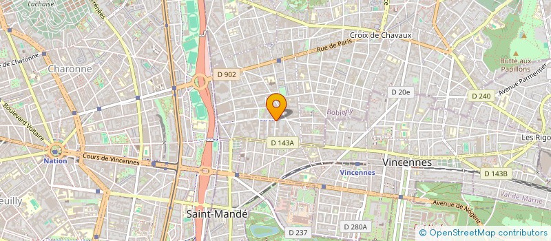 localisation de l'entreprise EGIS CONSEIL à MONTREUIL