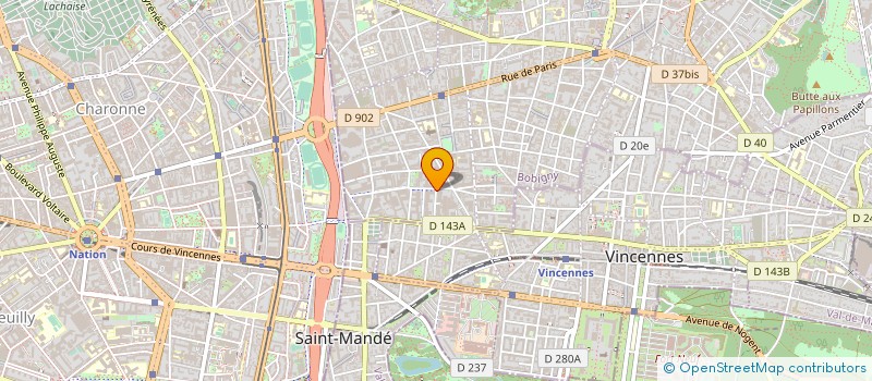 localisation de l'entreprise EGIS DATA & SOLUTIONS à MONTREUIL