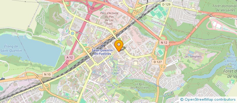 localisation de l'entreprise EGIS ONE 17  GUYANCOURT