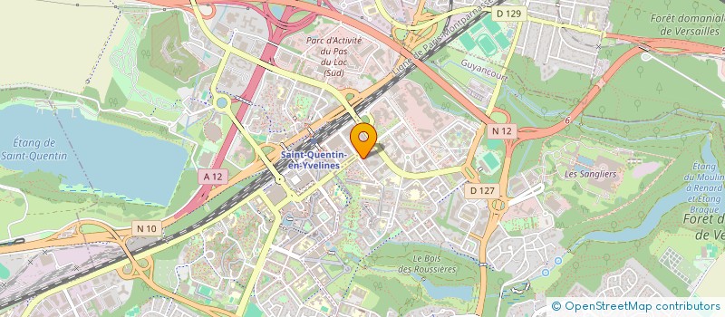 localisation de l'entreprise EGIS PARTENAIRES  GUYANCOURT