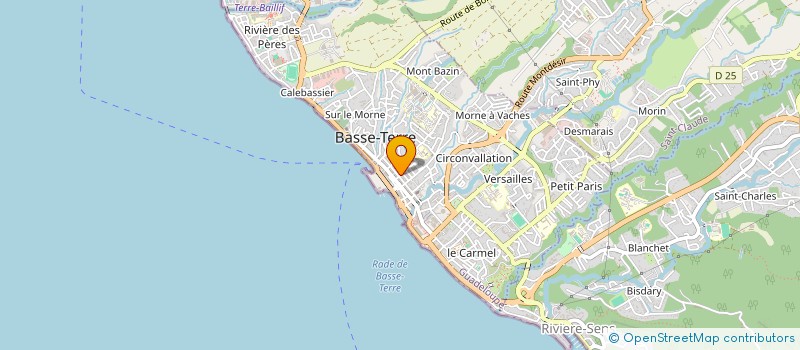 localisation de l'entreprise EGISELEC à BASSE-TERRE