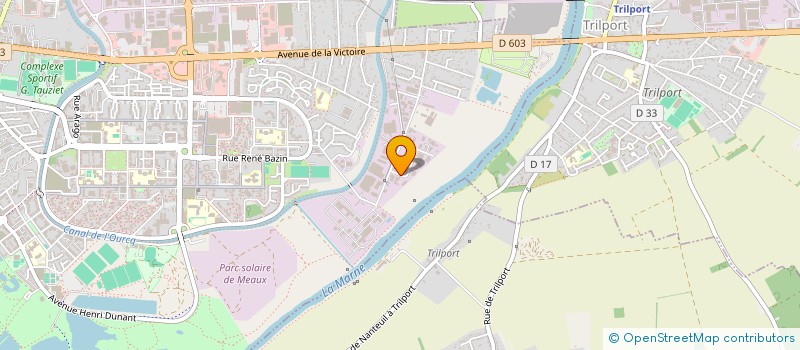 localisation de l'entreprise EGITEC 77 à MEAUX