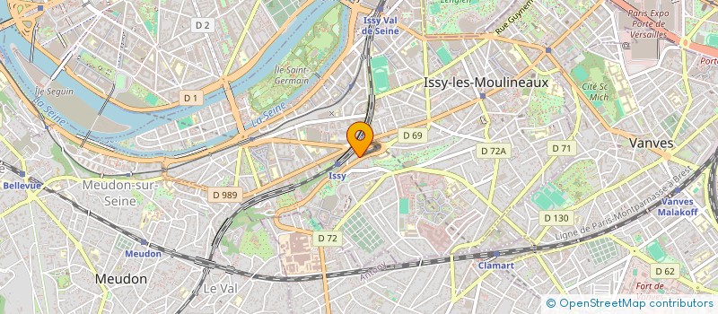localisation de l'entreprise EGK  ISSY-LES-MOULINEAUX
