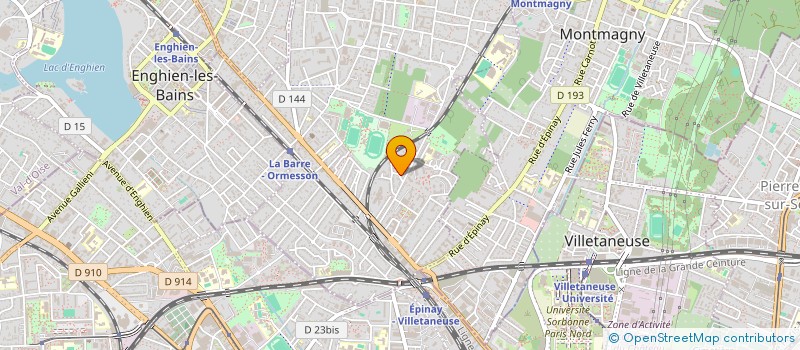 localisation de l'entreprise EGK IMMO  DEUIL-LA-BARRE