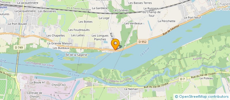 localisation de l'entreprise EGL CONSTRUCTION  LA CHAPELLE-SUR-LOIRE