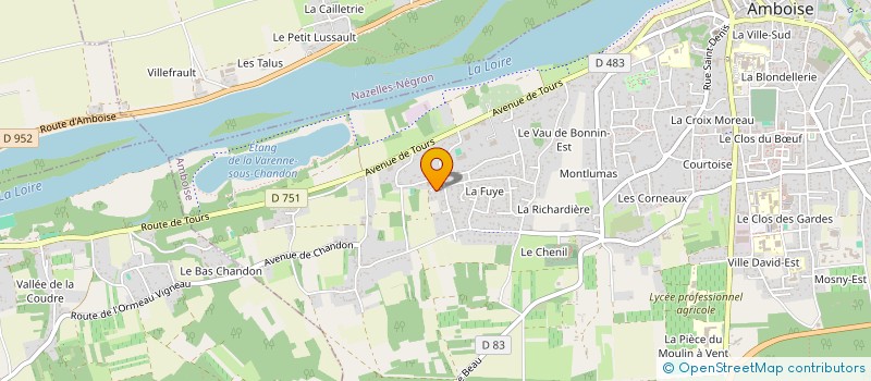 localisation de l'entreprise EGL EXPERTISE  AMBOISE