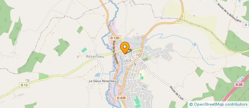 localisation de l'entreprise EGL IMMO à RESENLIEU