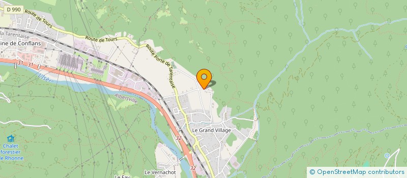 localisation de l'entreprise EGL INVEST  TOURS-EN-SAVOIE