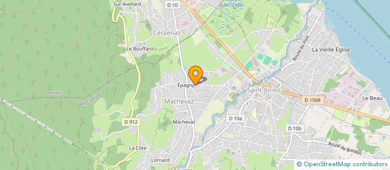 localisation de l'entreprise EGL PATRIMOINE  SAINT-JORIOZ