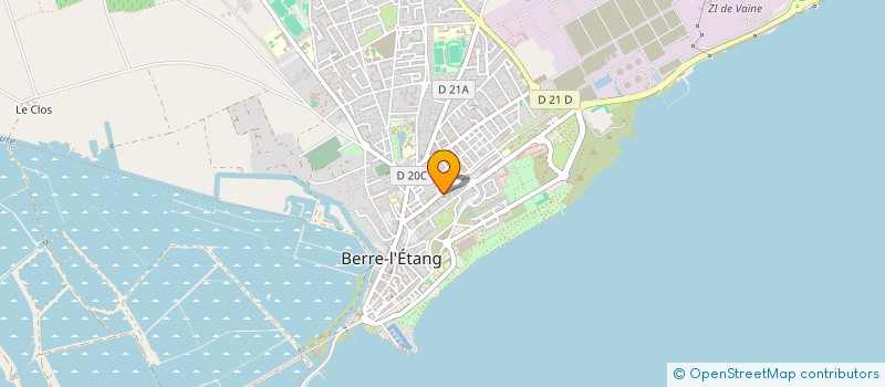 localisation de l'entreprise EGL REFOR EVANG BERRE MARIGNANE VITROLLE à BERRE-L'ETANG