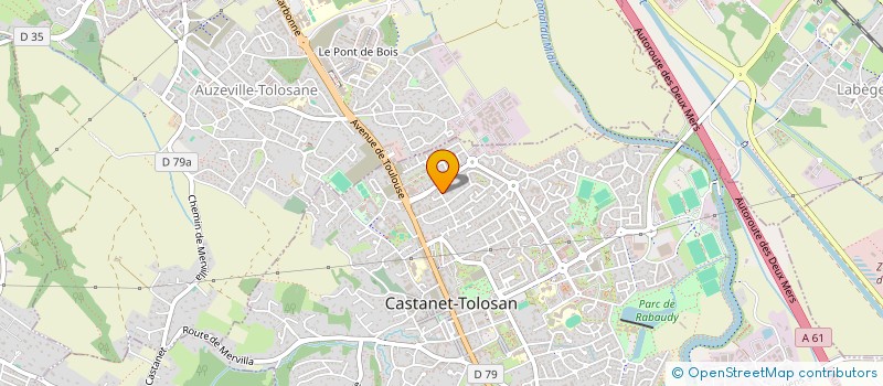 localisation de l'entreprise EGLANTINE à CASTANET-TOLOSAN