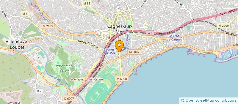 localisation de l'entreprise EGLANTINE à CAGNES-SUR-MER