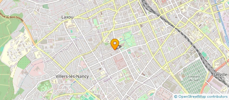 localisation de l'entreprise EGLANTINE  NANCY