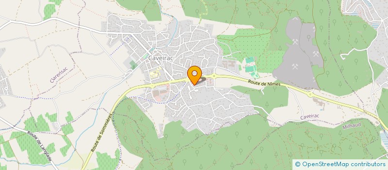 localisation de l'entreprise EGLANTINE  CAVEIRAC