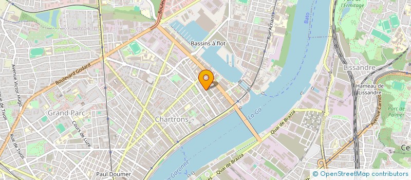 localisation de l'entreprise EGLANTINE DUPATY ASSOC  BORDEAUX