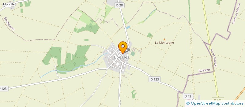 localisation de l'entreprise EGLANTINES  BOESSES