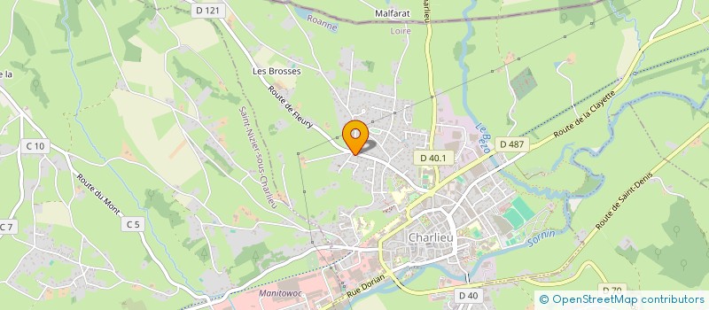 localisation de l'entreprise EGLE  CHARLIEU