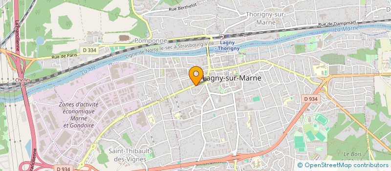 localisation de l'entreprise EGLENY  LAGNY-SUR-MARNE