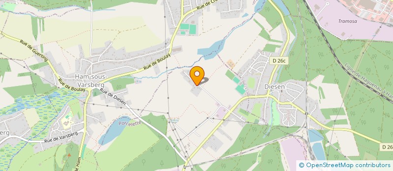 localisation de l'entreprise EGLI  PORCELETTE