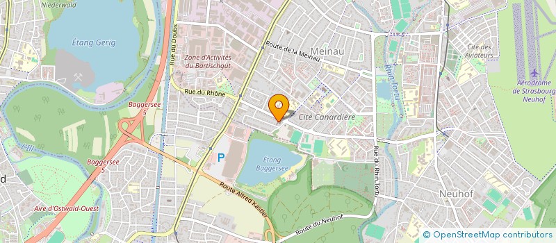 localisation de l'entreprise EGLI EVANGELIQUE BAPTISTE STASB MEINAU à STRASBOURG