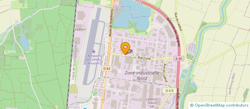localisation de l'entreprise EGLINSDOERFER PFOHL à COLMAR